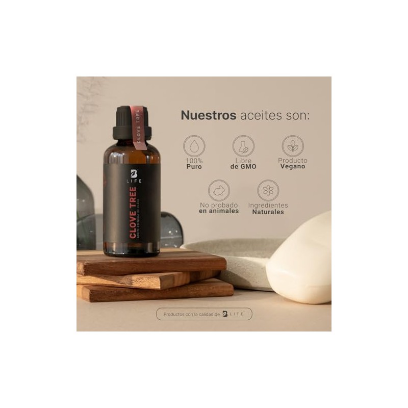 Aceite Esencial con Ingredientes Puros y Naturales de 50 ml.
