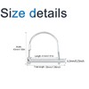 INCREWAY 16pcs Shaft Locking Pin, M6.3 * 50 Galvanized Round