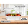 120 Pcs- Aluminum Foil Trays Containers with Paper Lids No.