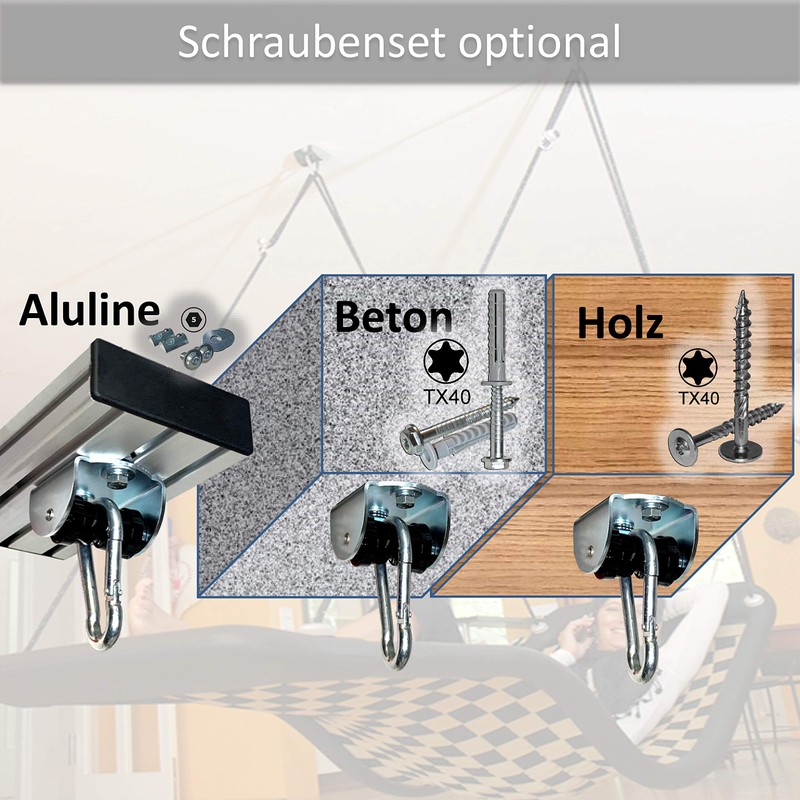 Marathon Roller Joint - Silent Swing Hook and Swing Joint