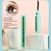 Electric Eyelash Curler LongLasting Heated Curler Natural Eyelash Perming Tool(Green
