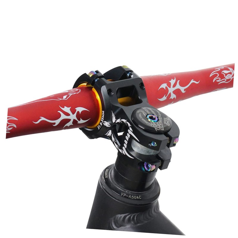 OHPHCALL High-Off-Road Mountain Bike Riser Stem 31.8mm Handlebar Short 35