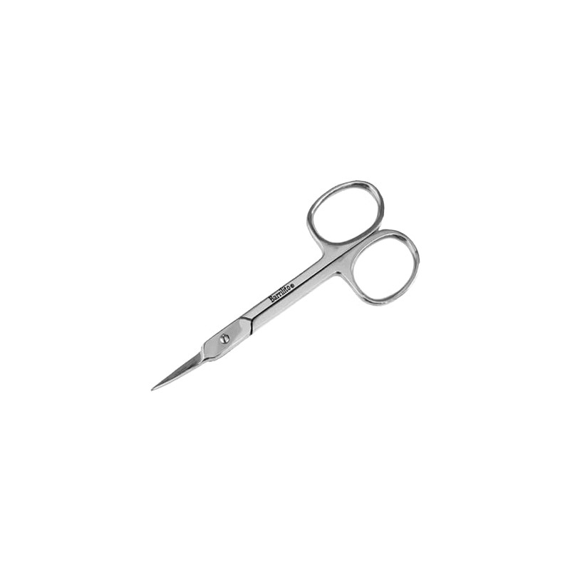 Barrilito Tijera de Acero Inoxidable para Manicure Profesional Punta Aguda