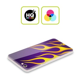 Head Case Designs Hot Rod Flammen Abziehbild Soft Gel Handyhülle Hülle kompatibel mit Oppo F17 Pro / A93 / Reno4 F