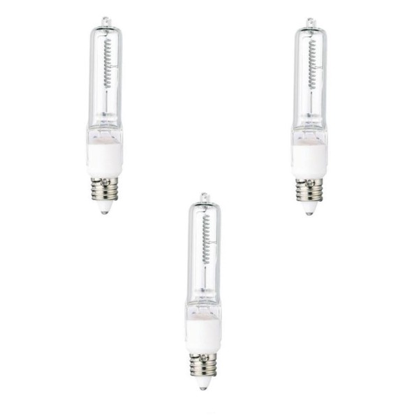 Westinghouse 50W T4, E11 Mini-Can Base Clear 1300Hr 600LM 120V Halogen Light Bulb (3 Pack)