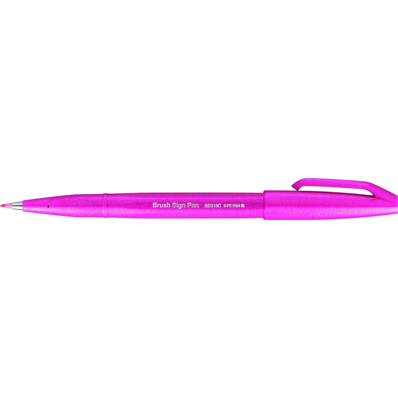 Pentel Pack of 6 Flexi Felt-tip Pens for Sketching /
