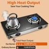 BesNerg 2 burner propane stove two burner, Portable Tempered Glass