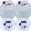 LAQPPSS 2 Pack Collapsible Water Container, 3.96 Gallon Water Storage