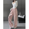 Shebote Womens Parachute Pants Wide Leg Baggy Pants Y2K Elastic