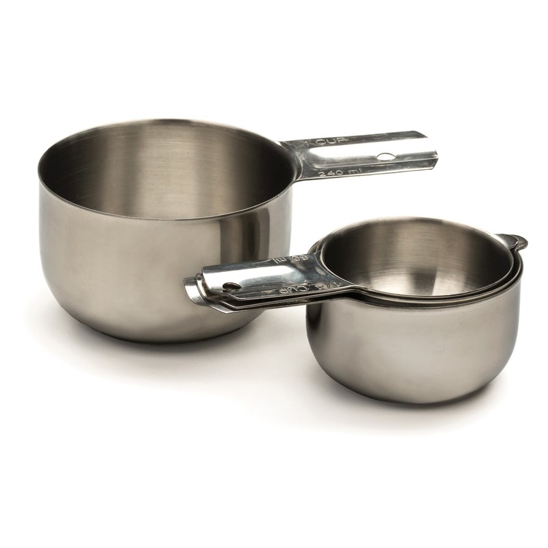 RSVP International Endurance Stainless Steel Measuring Cups, Set of 4
