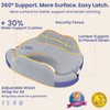 MOMFANN Nursing Pillow for Breastfeeding, 60D Firm Memory Foam