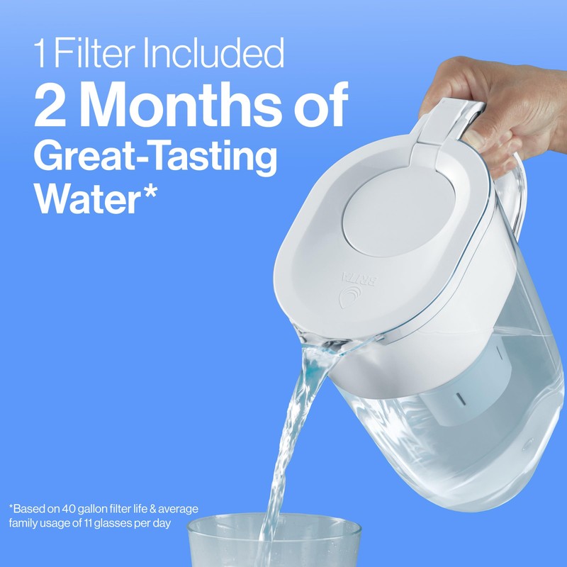 Brita UltraMax Large Water Dispenser With Standard Filter, BPA-Free, Reduces