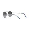 Vogue Eyewear Men's Vo4193s Round Sunglasses, Top Blue/Silver/Grey Gradient, 51
