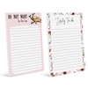 Inkdotpot Pack Of 2 Daily Planner List Undated Notepads, Memo