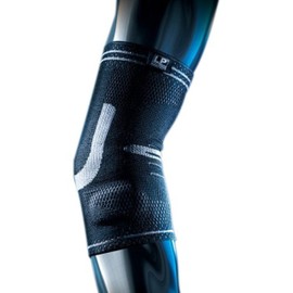 LP Support X-TREMUS 150XT Kompression-Ellenbogenbandage - Ellenbogenschutz Sport, Größe:M, Farbe:schwarz