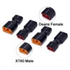 Male XT60 to Female Deans T-Plug Connector Adapter No Wires