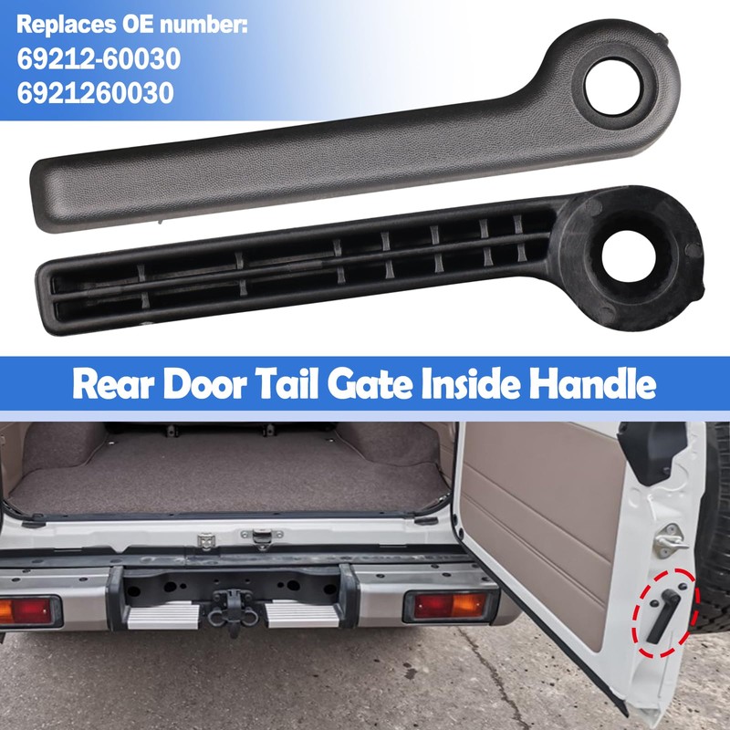 Osompar Rear Door Tailgate Inside Handle Compatible with Toyota Land