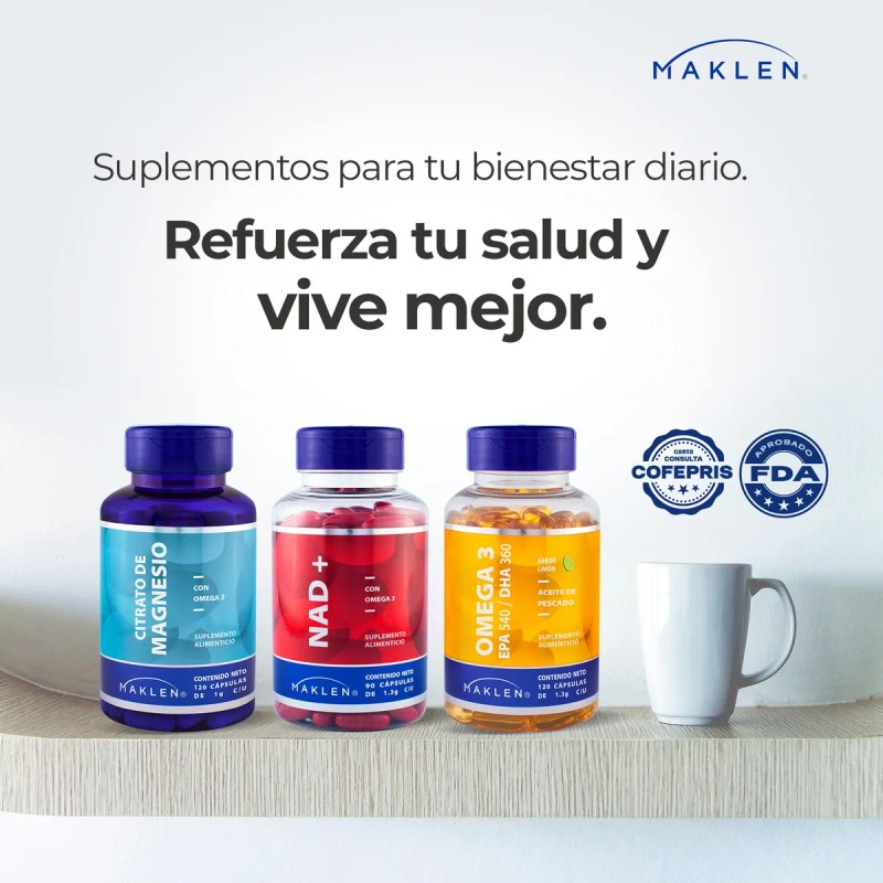 Biotina Pantenol, Vitamina E 200 Softgels Maklen Sin Sabor