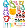 Nifogo Cookie Cutters 45 Pieces, Cookie Cutters, Sandwich Cutters Fruit
