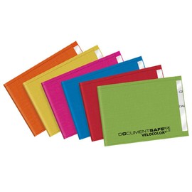 VELOFLEX 3271351 - Document Safe Kartenhülle, Kreditkartenhülle, RFID/NFC-Schutz, RFID-Blocker, 90 x 63 mm, blau, 1 Stück