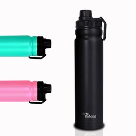 Otto Koning Stainless Steel Water Bottle, 750 ml, Thermal Water Bottle, Stainless Steel, Double-Walled, Vacuum Insulated, BPA-Free, Lightweight and Portable, No Condensation, 24 Hours Cold/12 Hours