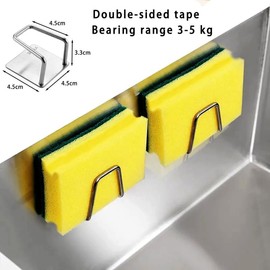 NESTLY - Esponjas ecológicas que no rayan, esponjas para limpiar la cocina y la limpieza de platos, 12 esponjas de fregar + estante de drenaje
