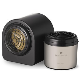 JW Marriott Rooted Home Scent Diffuser with Cartridge - Aromatherapy Home Fragrance - Sycamore, Sage, Cedarwood, Sweet Tonka Bean and Amber - Signature Hotels Aroma - Rooted Fragrance