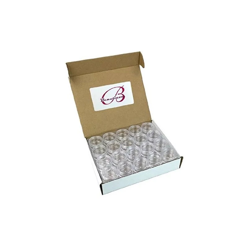 Brand: Beauticom Contenedor Envase Vacio Sombras 100 Piezas 10gr Transparente