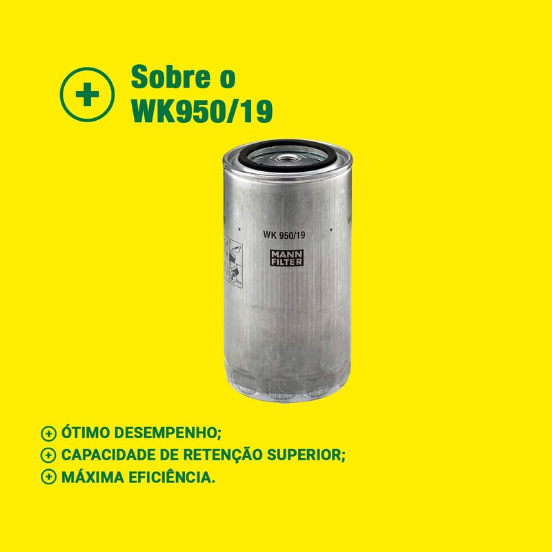 MANN-FILTER WK 950/19 Fuel Filter - TRUCKS + BUSES
