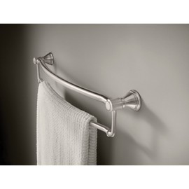 Delta Faucet 41319-SS Traditional 24-Inch Towel Bar / Assist Bar, Stainless