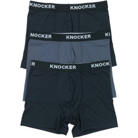 ToBeInStyle - Pack de 6 calzoncillos tipo calzones de mezcla de algodón y elastano para hombre, Paquete de 3: colores oscuros sólidos, M