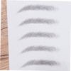 BIUDECO 2pcs Imitation Eyebrow Stickers Spoolies Brow Stencils for Eye