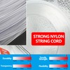 Nylon Fishing Line, Strong Clear Invisible Hanging Wire 985ft, for