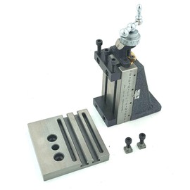 Buyohlic Mini Vertical Milling Slide with Base Plate- Direct Mounting on 7 x 14 Mini Lathe Machine ((Fixed Type-With Clamp))