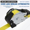 Leyso 2 Inch x 6 Ft Retractable Ratchet Straps, Auto