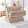 Cheer Collection Reading Wedge Pillow for Couch & Bed with