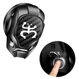 Car Push Start Button Cover Engine Start Stop Button Cover Compatible with Coqui Puerto Rico Frog Taino
