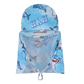 Kids' Beach Neck Cover, Swim Cap, UV Protection, Cap, Sun Protection, Outdoor, Summer, Water Play, Sun Hat, Swimming Hat, Girls, Boys, Children, Brim, UV Swimming Cap, Cute Swimming Cap, Stylish