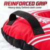 43 Inch Heavy Duty Inflatable Snow Tube, Rose Red Winter
