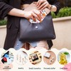 Buryeah 9 Pcs Pocket Makeup Bag Mini Cosmetic Bag Waterproof
