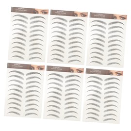 OHPHCALL Eyebrow Tattoo Stickers 12pcs Peel off Stickers for Natural Full Brows Skill Needed