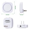 Fusunloh Red Night Lights Plug in to Wall,4 Packs Dimmable