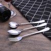 Qinglele 304 Stainless Steel Round Soup Spoons Set Of 6,
