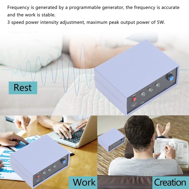 5W Schumann Wave Generator Rechargeable 3 Gears Ultra Low Frequency