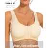 newlashua Front Closure Bras for Women Posture Corrector Bra Back