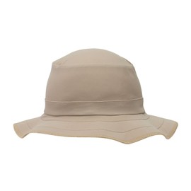 Swimlids Funky Bucket Hats for Men, Women, Kids & Baby - UPF 50+ Sun Protection Boonie Hats - Nylon & Spandex, Khaki, Small