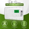 StatGuardPlus XL2 Universal Thermostat Cover with Combination Lock, Clear Thermostat