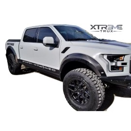 XTREME TRUX Molded Carbon Fiber Fender Vent Trim Covers Set For 15-20 Ford F150 Raptor SVT