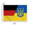Large 60 x 90 cm Germany Ukraine Flag, 2 x