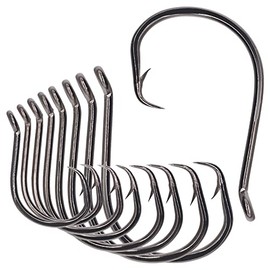 Circle-Hooks-Fishing-Equipment-Octopus-Hooks-Saltwater-50 Pack 1/0 –8/0 (4/0 50-Pack)
